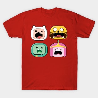 Adventure Time  Finn, Jake, Bubblegum, Beemo T-Shirt